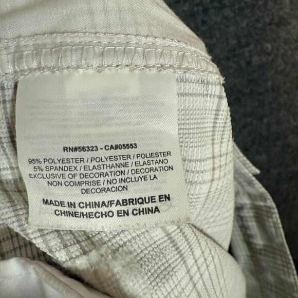 Nike Shorts Mens 38 Gray Plaid‎ Golf Shorts Dri Fit Performance Stretch Chino - Picture 5 of 9